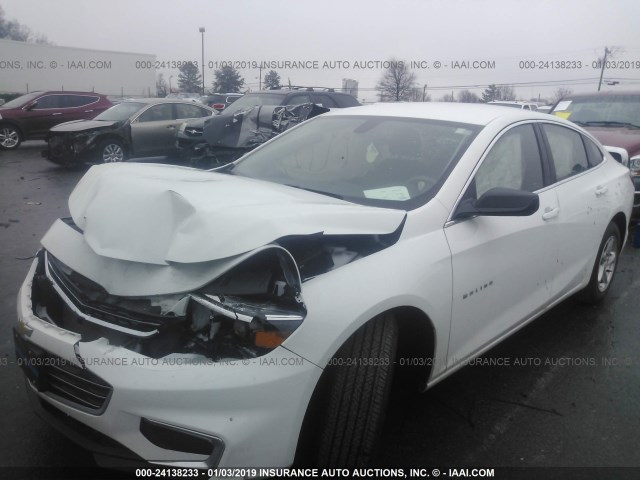 1G1ZB5ST3JF120503 - 2018 CHEVROLET MALIBU LS 白色 照片 6