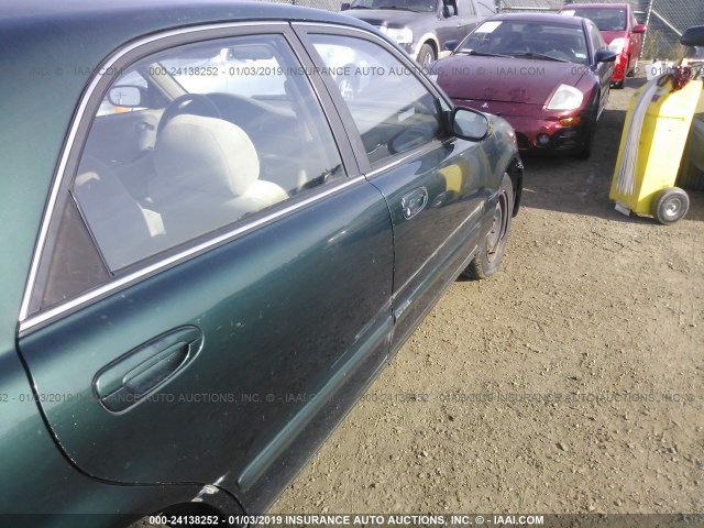 1YVGF22C5X5846387 - 1999 MAZDA 626 ES/LX GREEN photo 6