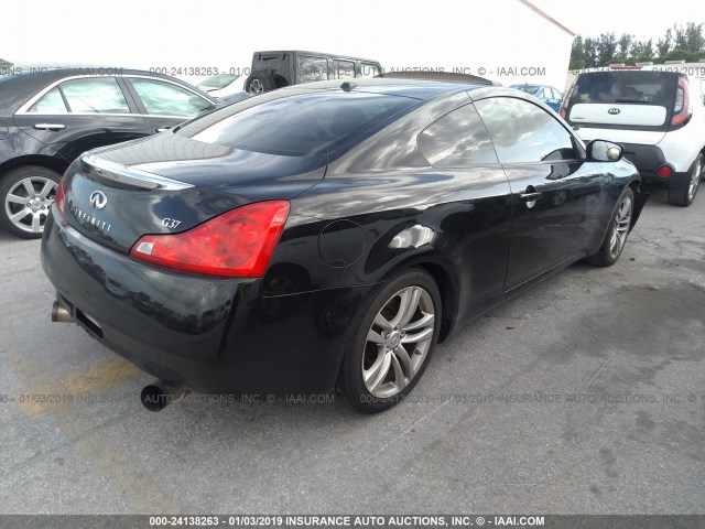 JNKCV64E78M116533 - 2008 INFINITI G37 JOURNEY/SPORT BLACK photo 4