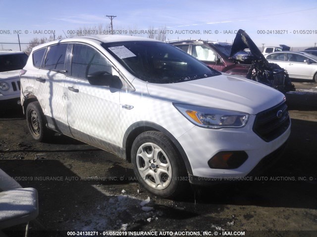 1FMCU0F78HUB44899 - 2017 FORD ESCAPE S WHITE photo 1