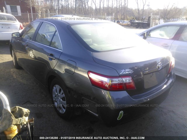 4T1BE46K07U716728 - 2007 TOYOTA CAMRY NEW GENERAT CE/LE/XLE/SE GRAY photo 3