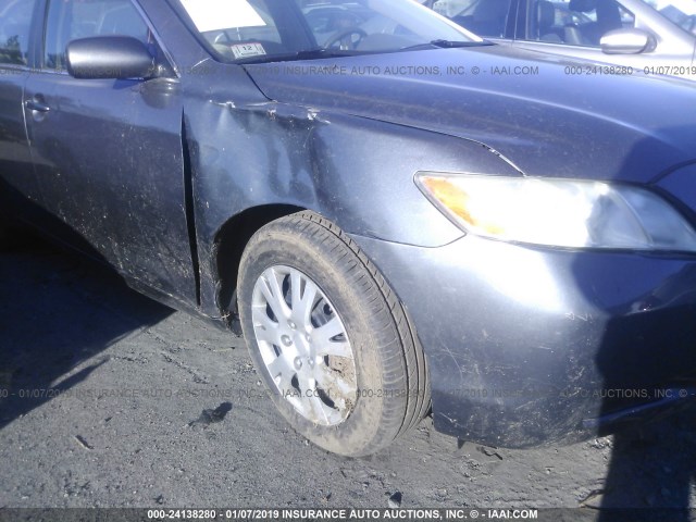 4T1BE46K07U716728 - 2007 TOYOTA CAMRY NEW GENERAT CE/LE/XLE/SE GRAY photo 6