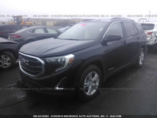 3GKALMEV9KL102592 - 2019 GMC TERRAIN SLE BLACK photo 2