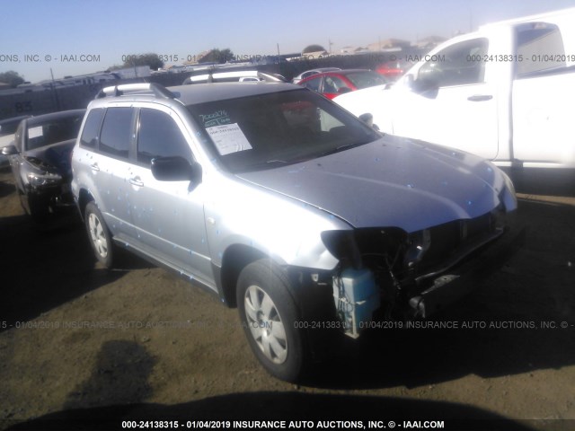 JA4LZ31F85U038075 - 2005 MITSUBISHI OUTLANDER LS GRAY photo 1