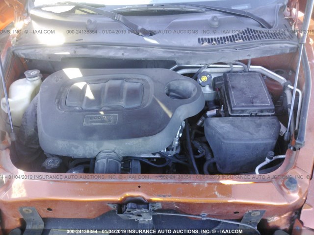 3GNDA23P26S600076 - 2006 CHEVROLET HHR LT ORANGE photo 10