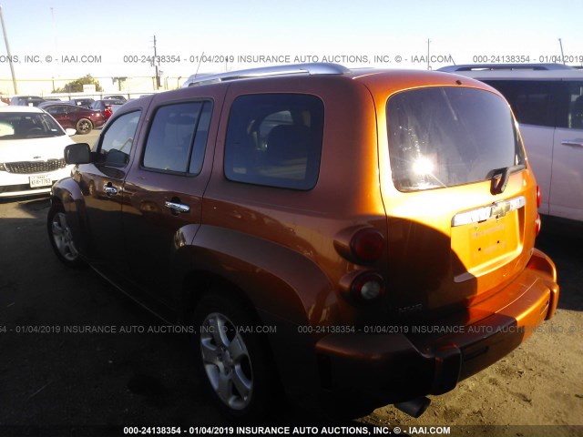 3GNDA23P26S600076 - 2006 CHEVROLET HHR LT ORANGE photo 3