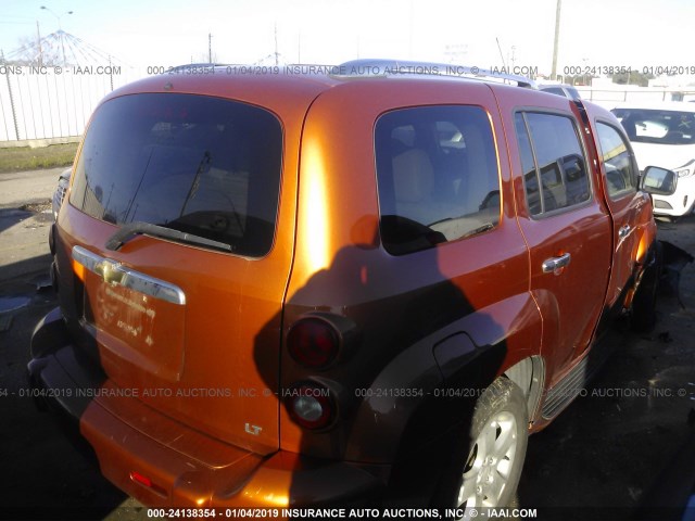 3GNDA23P26S600076 - 2006 CHEVROLET HHR LT ORANGE photo 4