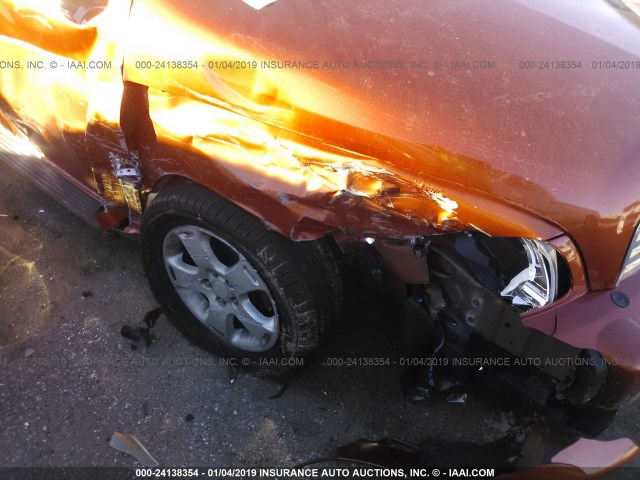 3GNDA23P26S600076 - 2006 CHEVROLET HHR LT ORANGE photo 6