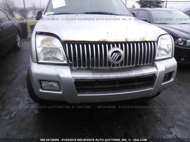 4M2EU47E78UJ09024 - 2008 MERCURY MOUNTAINEER LUXURY SILVER photo 6