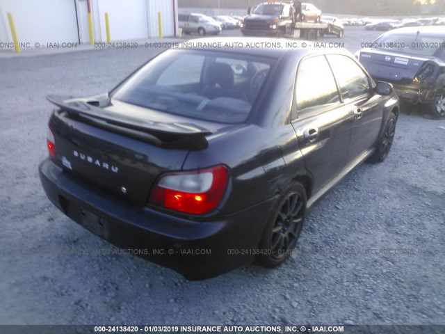 JF1GD296X2G509616 - 2002 SUBARU IMPREZA WRX BLACK photo 4