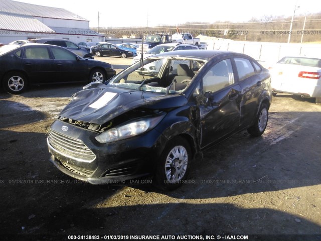 3FADP4AJ9FM175581 - 2015 FORD FIESTA S BLACK photo 2