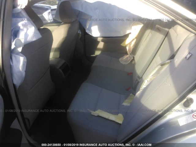 4T4BF1FK2FR500816 - 2015 TOYOTA CAMRY LE/XLE/SE/XSE SILVER photo 8