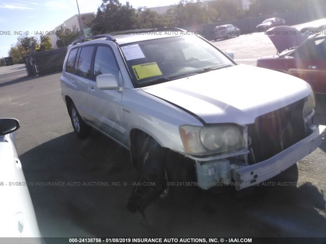 JTEGF21A030116296 - 2003 TOYOTA HIGHLANDER LIMITED SILVER photo 1