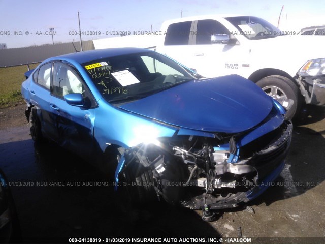 1C3CDFBB7FD391396 - 2015 DODGE DART SXT BLUE photo 1