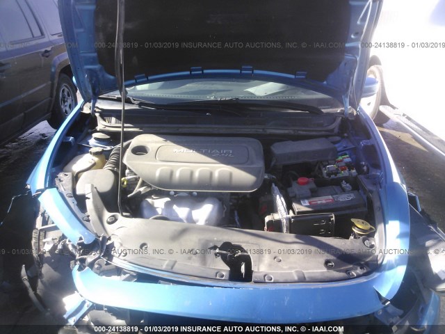 1C3CDFBB7FD391396 - 2015 DODGE DART SXT BLUE photo 10