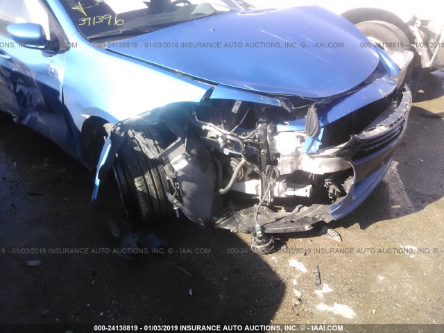 1C3CDFBB7FD391396 - 2015 DODGE DART SXT BLUE photo 6