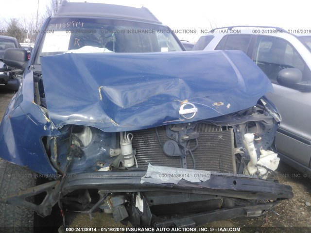 5N1ED28TX2C605841 - 2002 NISSAN XTERRA XE/SE BLUE photo 5