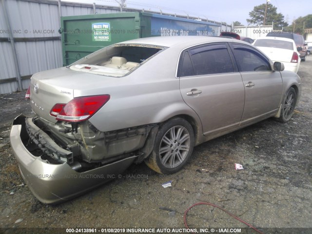 4T1BK36B76U069620 - 2006 TOYOTA AVALON XL/XLS/TOURING/LIMITED GOLD photo 4