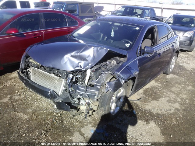 1G11C5SA0DF286121 - 2013 CHEVROLET MALIBU 1LT BLUE photo 2