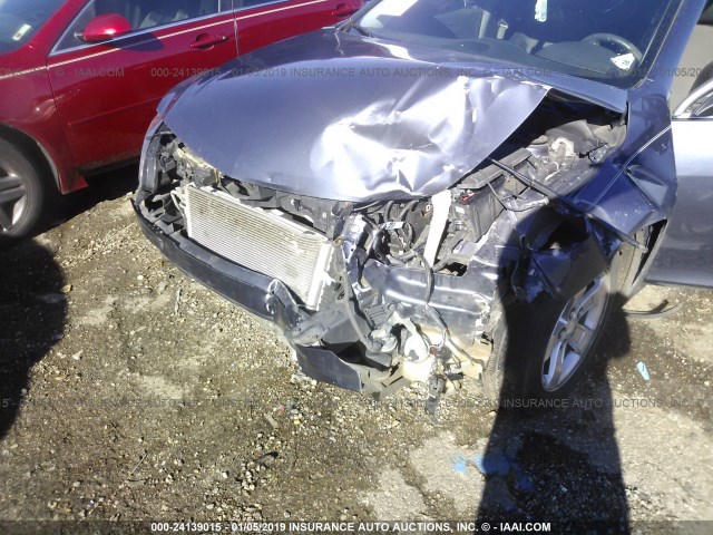 1G11C5SA0DF286121 - 2013 CHEVROLET MALIBU 1LT BLUE photo 6