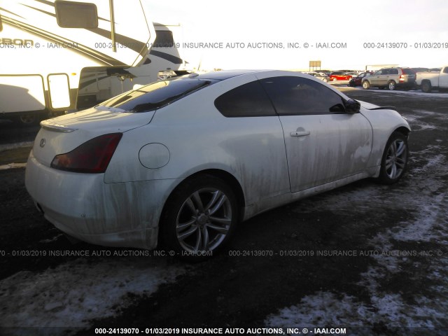 JN1CV6EL9AM152084 - 2010 INFINITI G37 WHITE photo 4