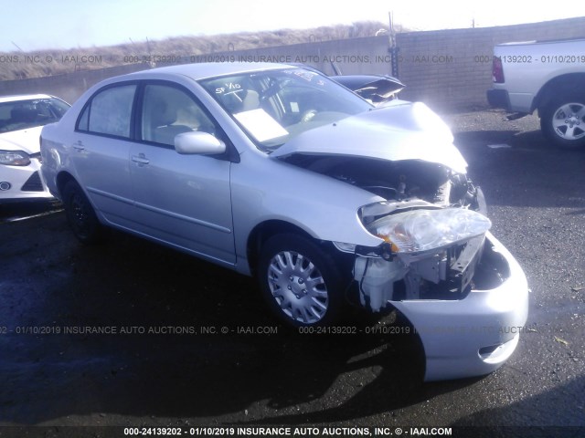 1NXBR32E77Z779565 - 2007 TOYOTA COROLLA CE/LE/S SILVER photo 1