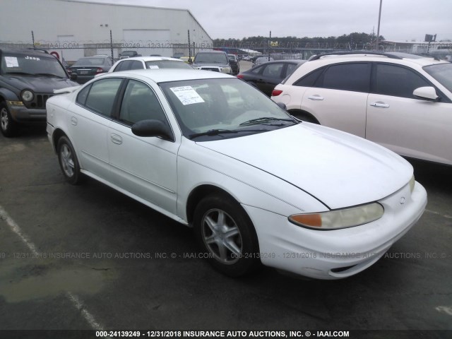 1G3NL52F24C239629 - 2004 OLDSMOBILE ALERO GL WHITE photo 1