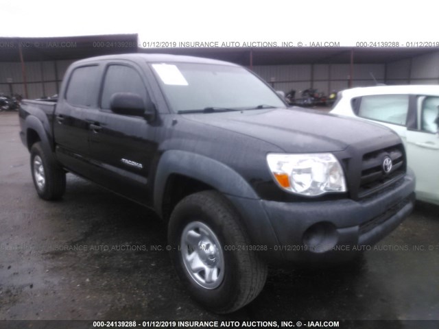3TMJU62N58M066573 - 2008 TOYOTA TACOMA DOUBLE CAB PRERUNNER BLACK photo 1