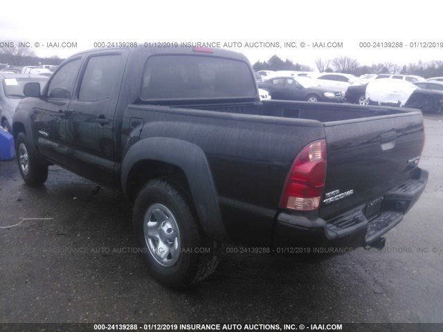 3TMJU62N58M066573 - 2008 TOYOTA TACOMA DOUBLE CAB PRERUNNER BLACK photo 3