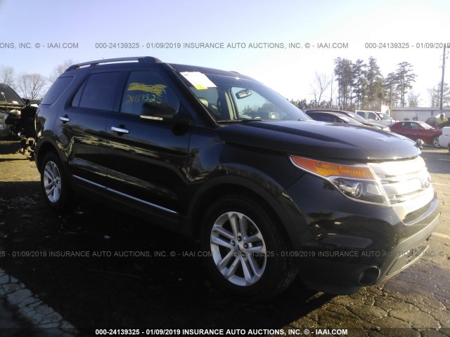 1FM5K7D83FGA00966 - 2015 FORD EXPLORER XLT BLACK photo 1