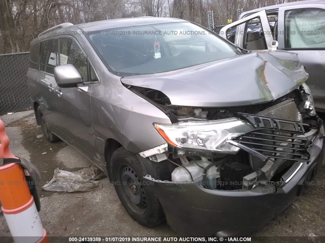 JN8AE2KP6C9047355 - 2012 NISSAN QUEST S/SV/SL/LE GRAY photo 1