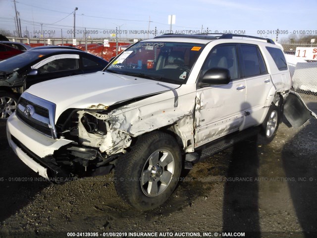 JTEZU14R08K013417 - 2008 TOYOTA 4RUNNER SR5/SPORT WHITE photo 2