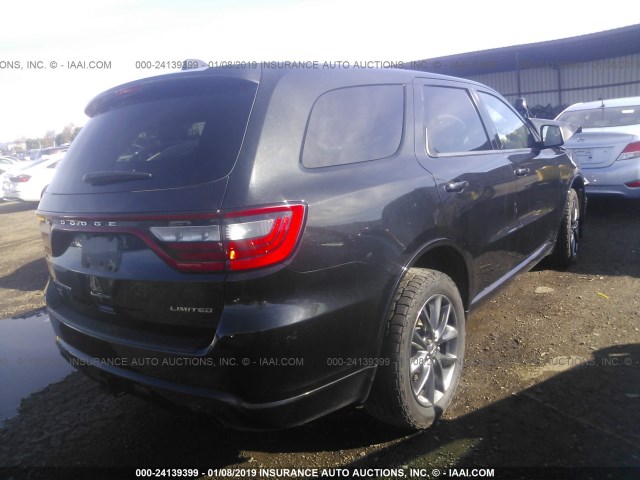 1C4RDJDG2FC223799 - 2015 DODGE DURANGO LIMITED Qara foto 4