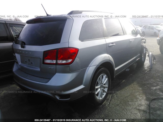 3C4PDCBB4GT138964 - 2016 DODGE JOURNEY SXT GRAY photo 4