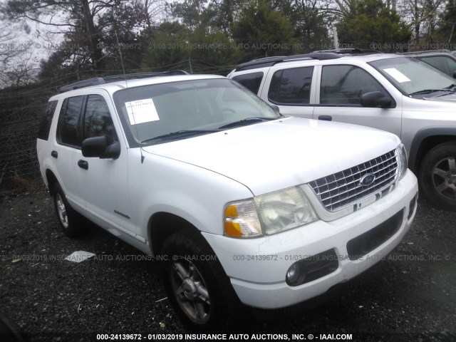 1FMZU63K35ZA62793 - 2005 FORD EXPLORER XLT/XLT SPORT/NBX WHITE photo 1