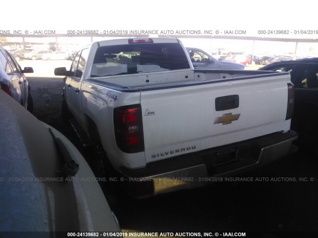 3GCUKNEC5GG326944 - 2016 CHEVROLET SILVERADO K1500/K1500 LS WHITE photo 3