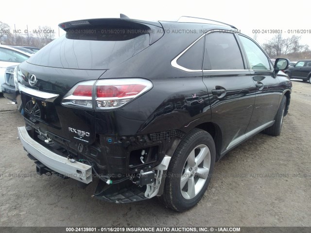 2T2BK1BA4EC229062 - 2014 LEXUS RX 350/BASE/F SPORT BLACK photo 4