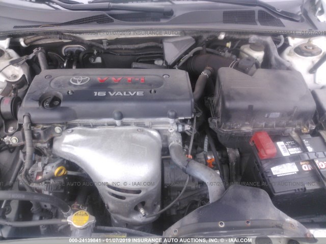 4T1BE30K76U741675 - 2006 TOYOTA CAMRY LE/XLE/SE WHITE photo 10