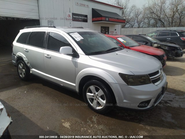 3C4PDDBG0CT213865 - 2012 DODGE JOURNEY SXT SILVER photo 1