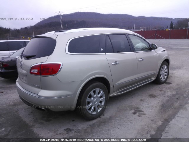 5GAKVCKD1FJ241307 - 2015 BUICK ENCLAVE GOLD photo 4