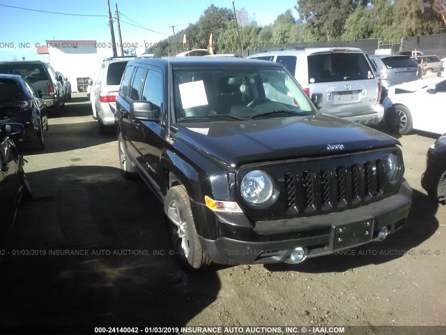 1C4NJRFB9GD619389 - 2016 JEEP PATRIOT LATITUDE BLACK photo 1