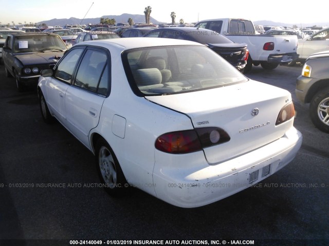 1NXBR12E61Z457236 - 2001 TOYOTA COROLLA CE/LE/S WHITE photo 3