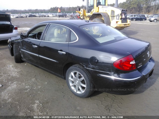 2G4WE587561109797 - 2006 BUICK LACROSSE CXS BLACK photo 3