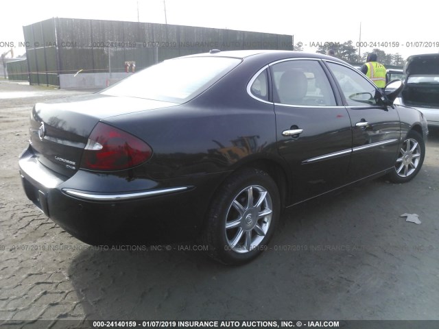 2G4WE587561109797 - 2006 BUICK LACROSSE CXS BLACK photo 4