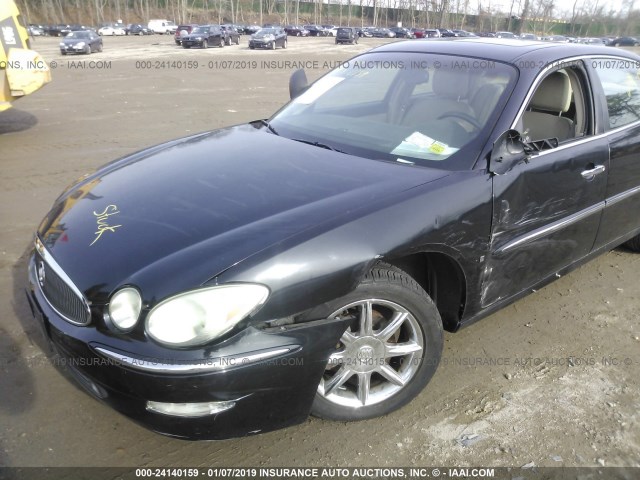 2G4WE587561109797 - 2006 BUICK LACROSSE CXS BLACK photo 6