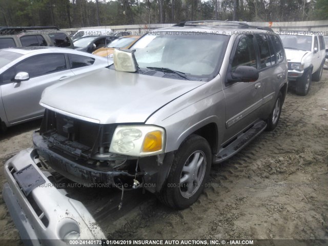 1GKDS13S022296681 - 2002 GMC ENVOY GRAY photo 2