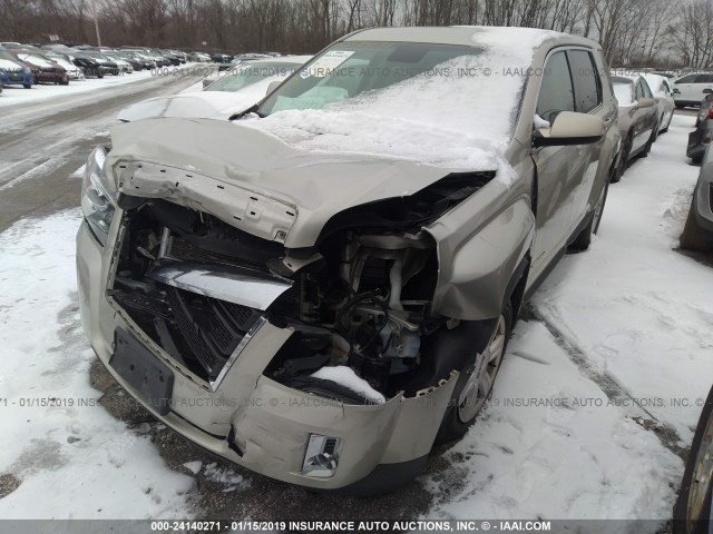 2GKALMEK0E6267915 - 2014 GMC TERRAIN SLE TAN photo 2