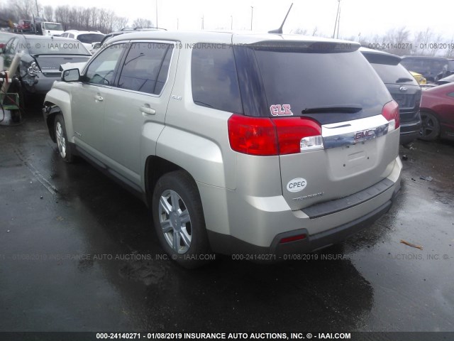 2GKALMEK0E6267915 - 2014 GMC TERRAIN SLE TAN photo 3