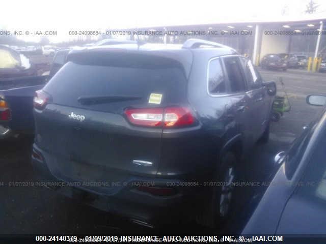 1C4PJLCS6GW166914 - 2016 JEEP CHEROKEE LATITUDE BLACK photo 4