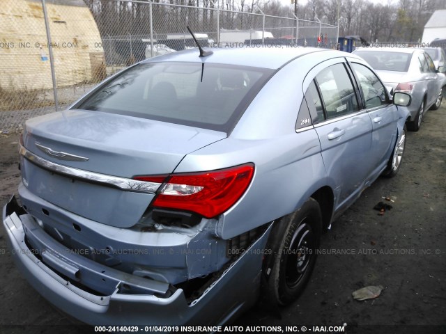 1C3CCBBG8CN175294 - 2012 CHRYSLER 200 TOURING 浅蓝色 照片 4